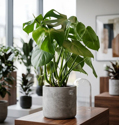 Monstera Deliciosa,Fensterblatt, Zimmerpflanze, 60cm, große Blätter,Urban Jungle