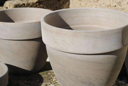 Tontöpfe,Pflanztöpfe,Terracotta dunkel, 4 Größen wählbar,deutsche Qualität