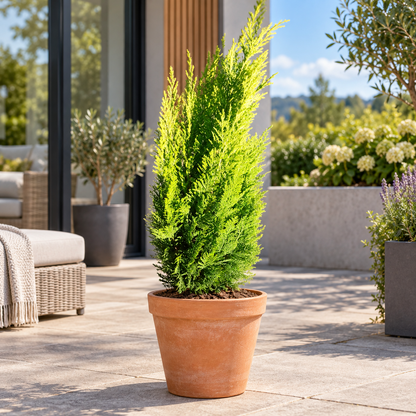 Scheinzypresse Chamaecyparis lawsoniana 4 Sorten winterhart immergrün Konifere