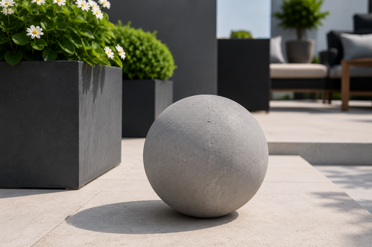 Beton Dekokugel Ø 29cm  Gartenkugel Zementkugel Wetterfest Terrasse Modern