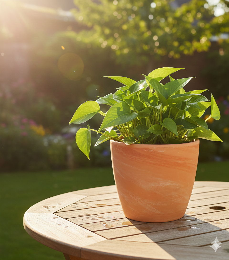 Übertöpfe naturbelassen hübsche schlichte Form 2 schöne Farben wählbar 23cm Ø