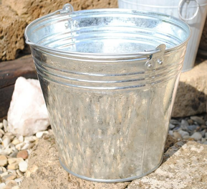 Zinkeimer,,Maxi,ca.15ltr.als Pflanzgefäß,Gartenabfall,Ascheeimer,etc.