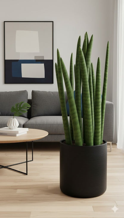 Sansevieria cylindrica Bogenhanf luftreinigend XXL Zimmerpflanze ca.55cm hoch