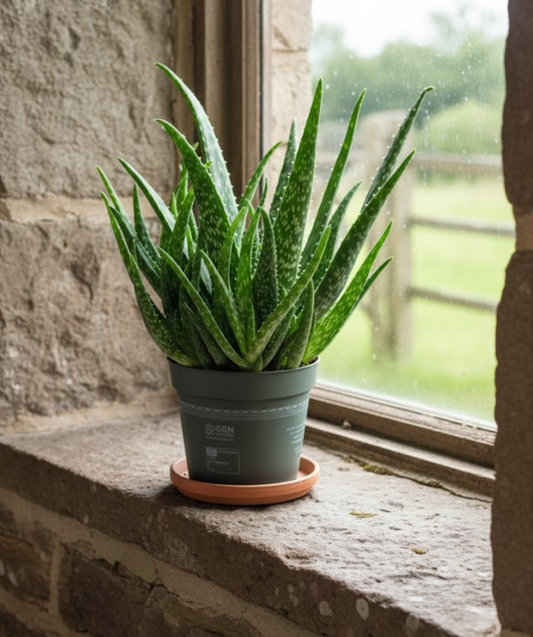 Echte Aloe Vera,medizinisch,ca.40cm,üppige Pflanzen mit Ablegern,13er Topf