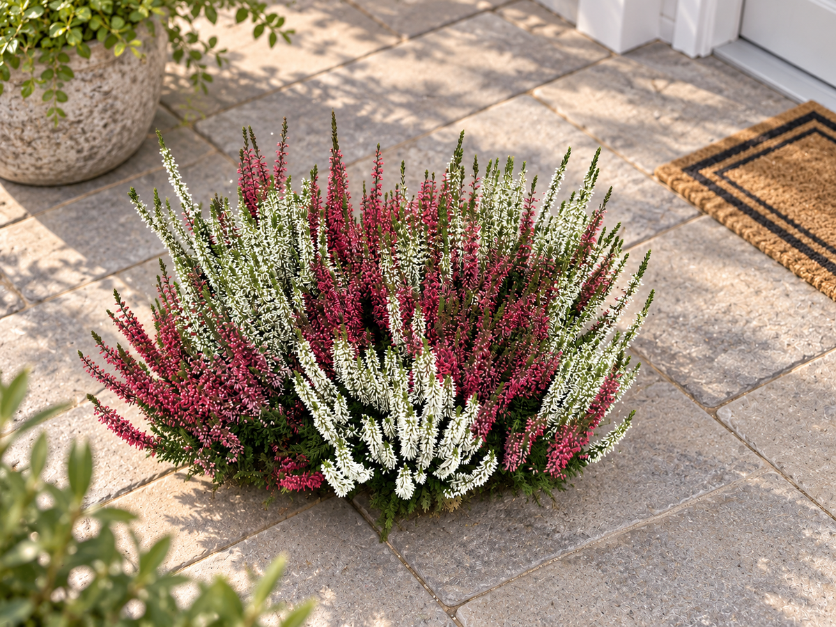 Heide Garden Girls Knospenheide Calluna vulgaris Winterhart Mix Rot Twin 3-9er