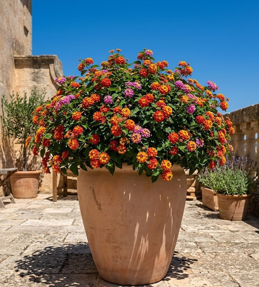 Pflanzkübel - Vase - XXL - Pflanzgefäß Terracotta frostfest  4 Größen wählbar