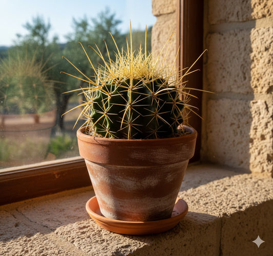 Ferocactus histrix,Fasskaktus,robuster Anfängerkaktus,11er Topf,K 14