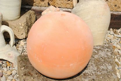 Terracottakugel mit Bohrung 16mm,für Wasserspiele,Wasserspeier,3 Größen wählbar