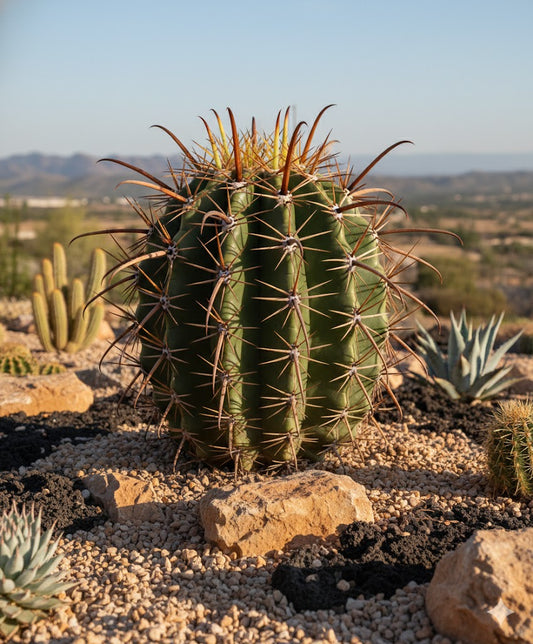 Ferocactus latispinus,Fasskaktus,robuster Anfängerkaktus,11er Topf,K 15